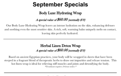 September 2024 Spa Specials