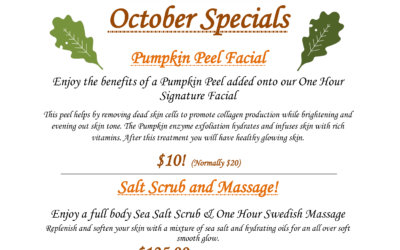 October 2024 Spa Specials