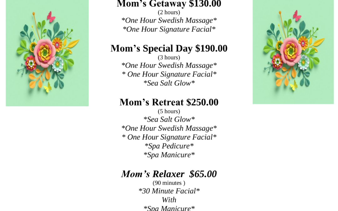 May 2025 Spa Specials