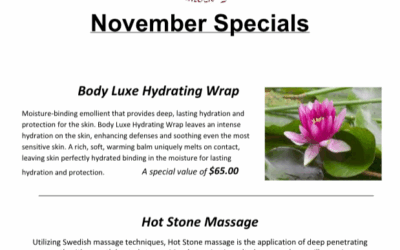 November 2025 Spa Specials