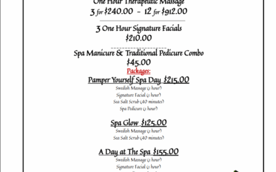 December 2025 Spa Specials