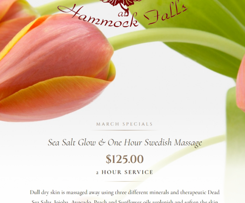 March 2026 Spa Specials