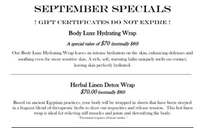 September 2026 Spa Specials