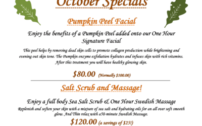October 2026 Spa Specials